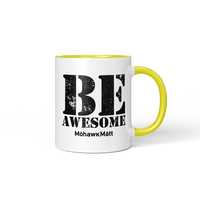 Be Awesome Yellow Mug